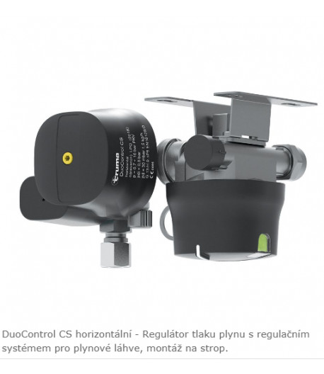 Truma DuoControl CS plynový regulátor s crash senzorem horizontální