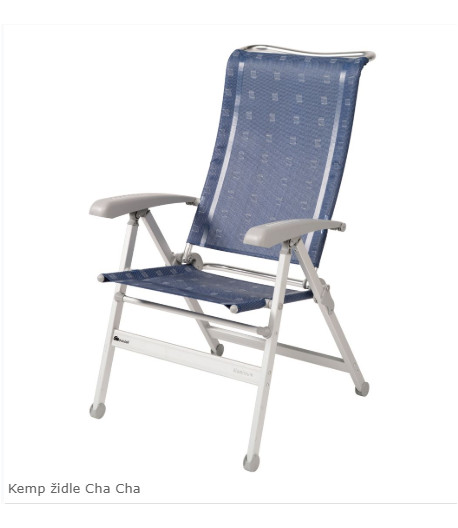 Kempová židle Dukdalf Cha Cha - modrá