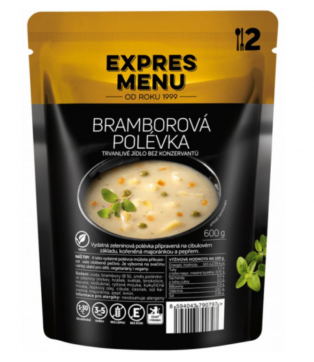 Bramborová polévka (2 porce)