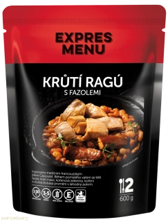 Krůtí ragú s fazolemi