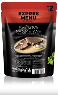 Svíčková na smetaně (2 porce)