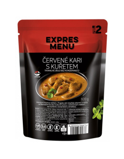 Červené kari s kuřetem