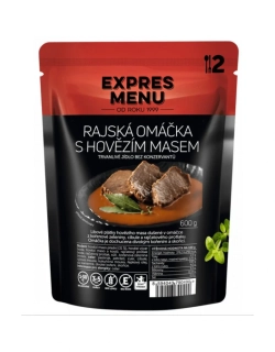 Rajská omáčka s hovězím masem 
