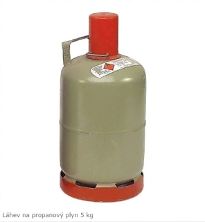 Plynová láhev 5 kg SRN norma